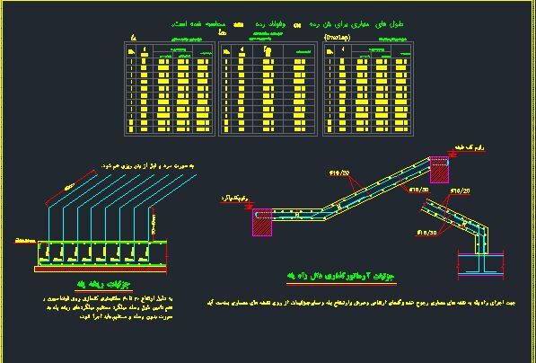  فایل اتوکد سازه 8 طبقه بتنی 