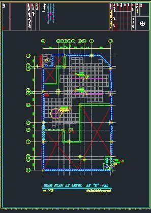 دانلود فایل سازه بتنی با سقف وافل دو طرفه (8 طبقه - 113 شیت)