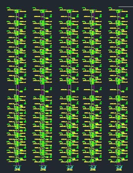 دانلود فایل اتوکد سازه 15 طبقه بتنی، 7 طبقه زیرزمین (39 شیت)